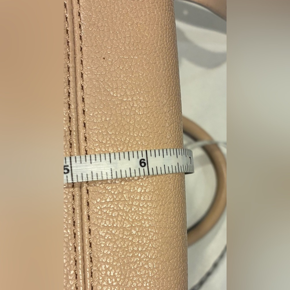 Michael Kors Double Zip Satchel  Crossbody And Double Handle Beige - Picture 11 of 16